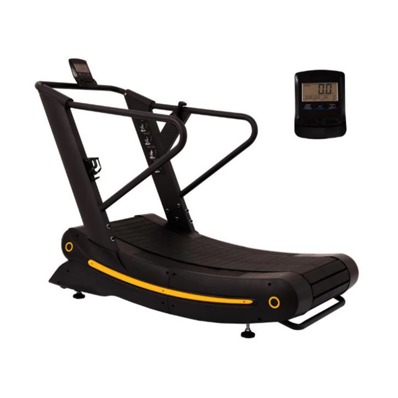 China manufacturer manul curved treadmill air runner with adjust resistance