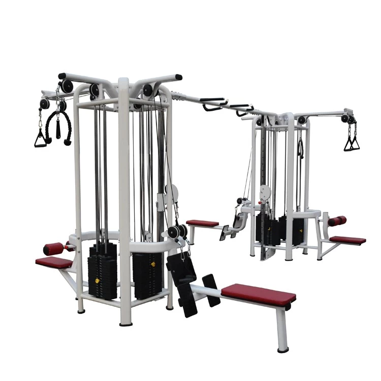 China supplier factory commercial 8 stations multi gym integrated strength training machine