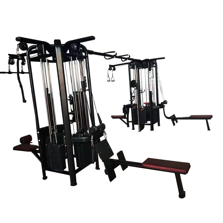 China supplier factory commercial 8 stations multi gym integrated strength training machine