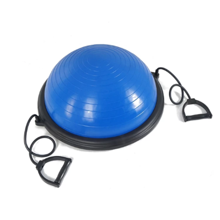 Chinese supplier half ball blue gym balance ball