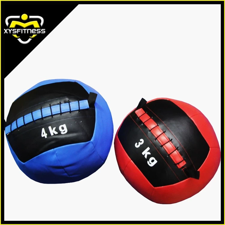 Colorful PU wall ball for strength training