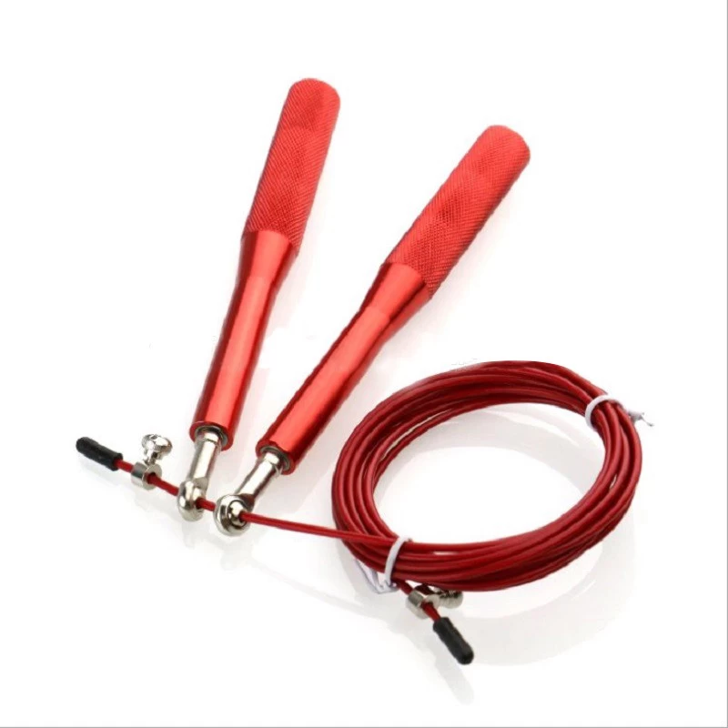 Colorful body building steel wire jump rope