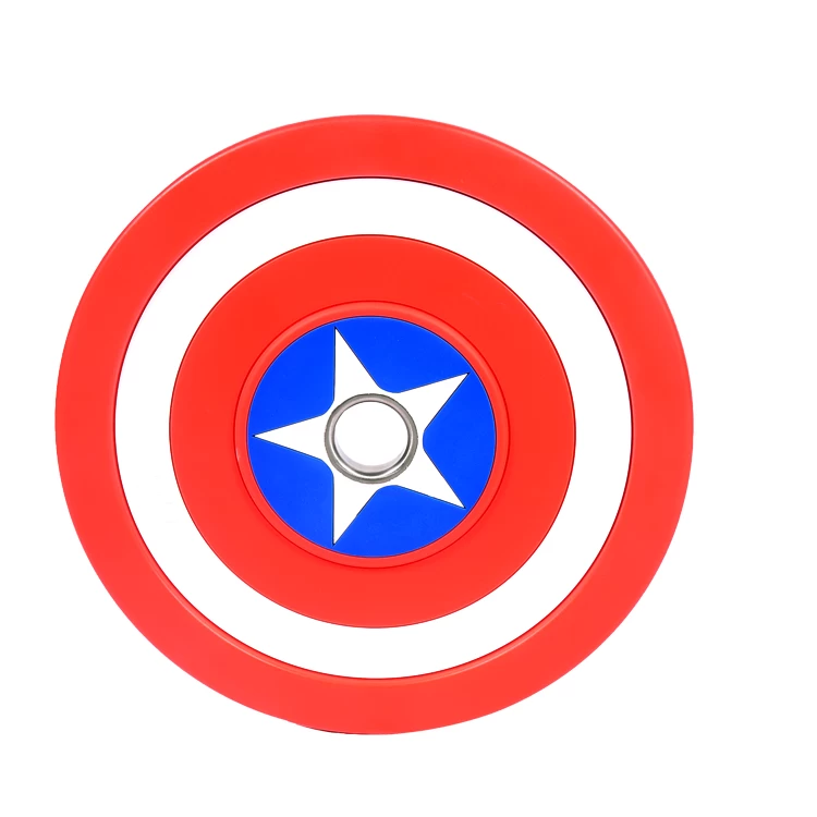 Crossfit Weightlifting Captain America PU Barbell Bumper Plate