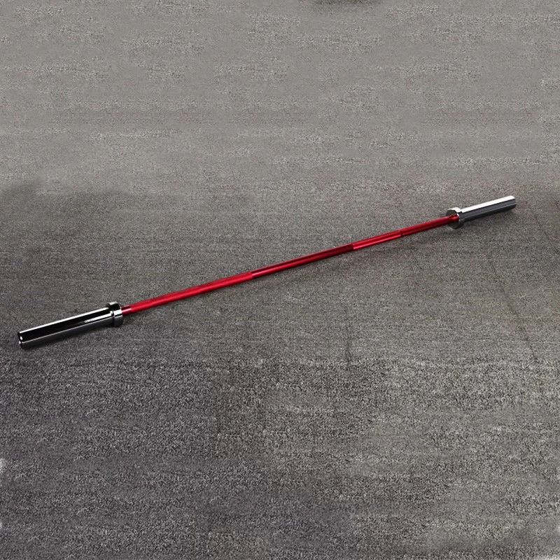 Custom Chrome Weightlifting Barbell Bar with Gym Standard Color