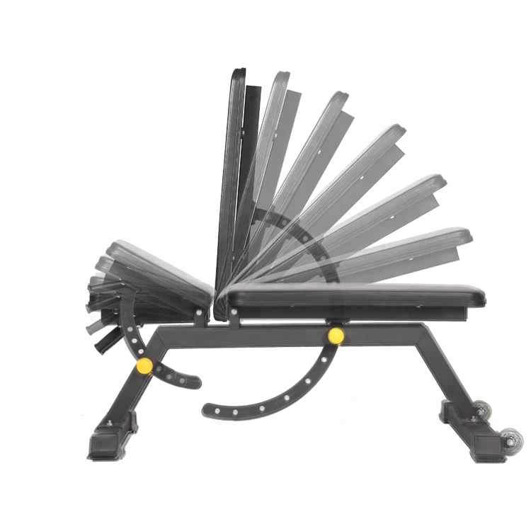 Factory supply gym equipment adjustable bench