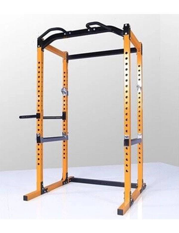 Fitness Power Rack With Dip Handles
