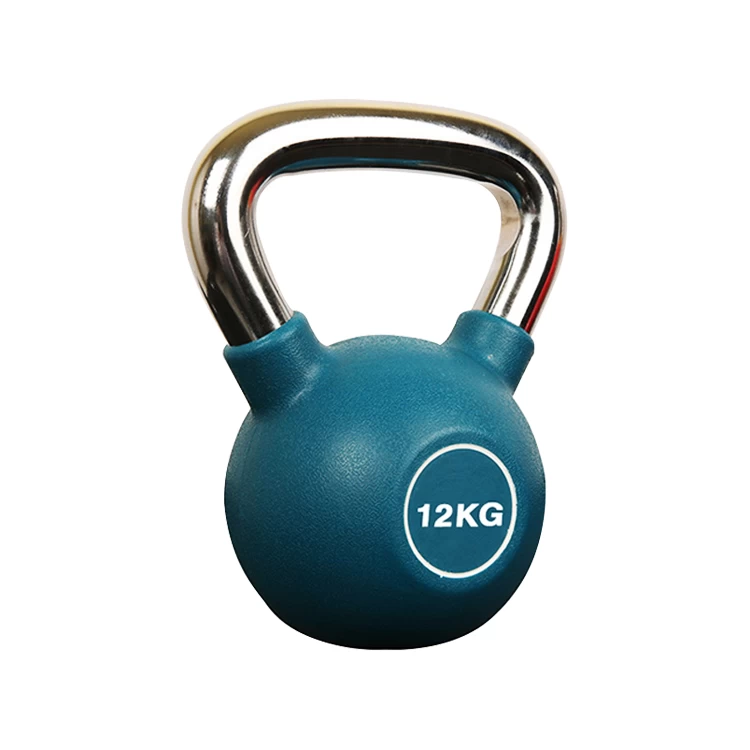 Fitness equipment factory from China PU kettlebell on sale