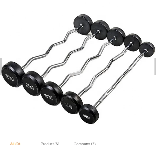 Folding lifting barbell lifting weights of commercial gym equipment