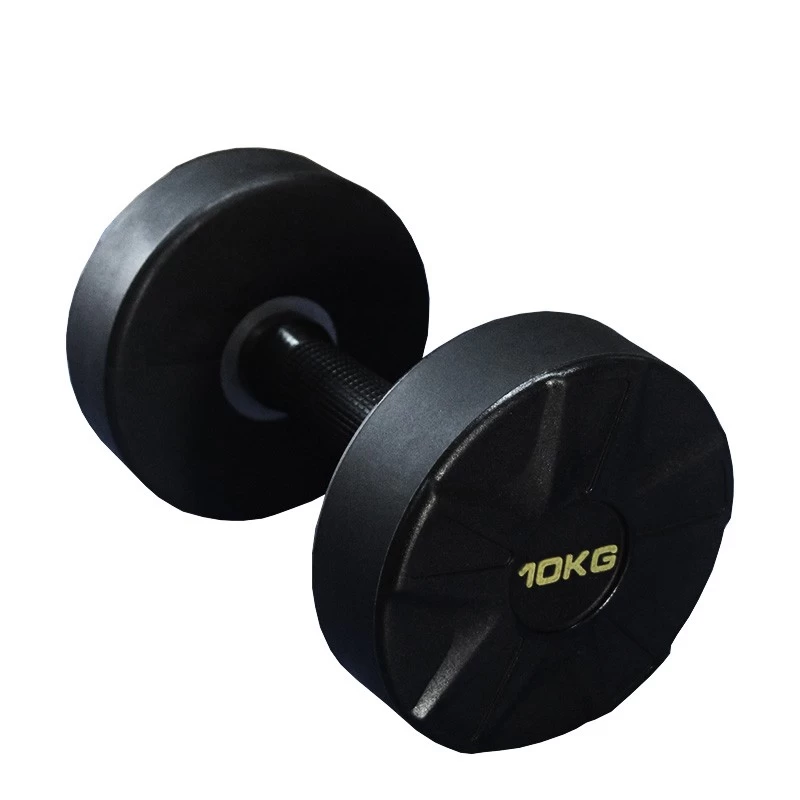 Gym fitness PU dumbbell Round head dumbbell with customize logo