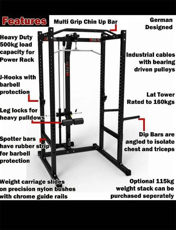 Hammer Strength Bodybuilding Gym Equipment Power Rack
