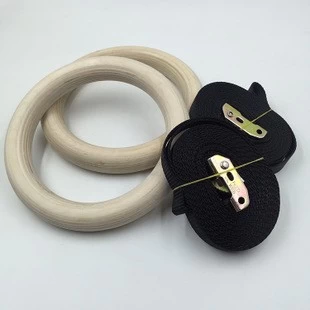 High Quality Wood Gymnastic Ring For Gymnastic Exercise.