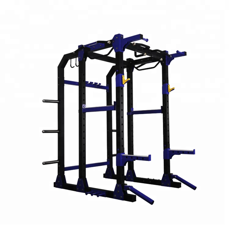 Multifunctional Fitness Weightlifting Equipment Power Rack With Lat Attachment Commercial Gym for strength power cage