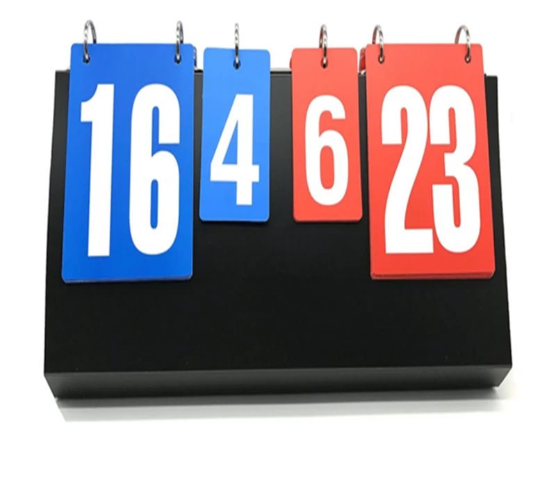 Multisport Portable Double digit Table Top Scoreboard For Football Basketball Tennis Volleyball And Other Sports Games