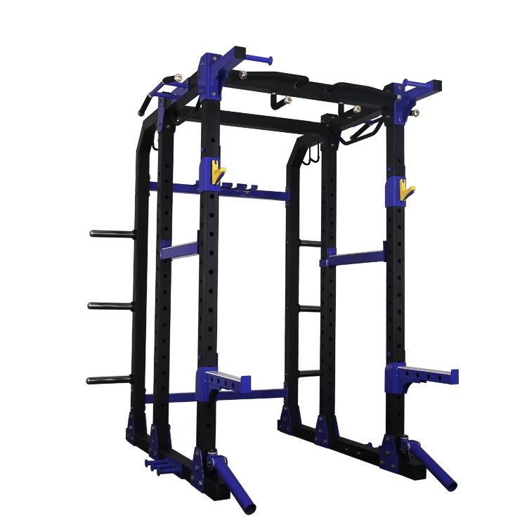 POWER SQUAT RACK CAGE STANDS CHIN UP DIPPING STATION