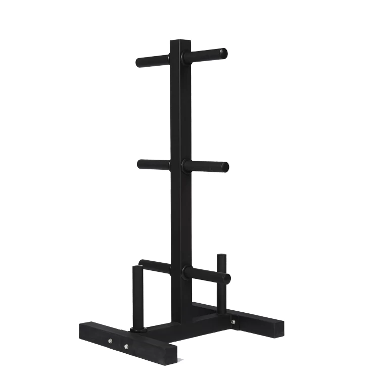 Rack with plateau with 2 supports for bars