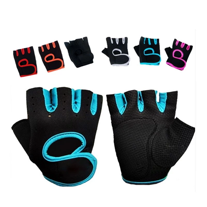 Weight Lifting Gloves Biking Gloves Training Gloves Grip Gloves Fitness Gym Exercise Half Finger Gloves Outdoor/Indoor Sports Mitten
