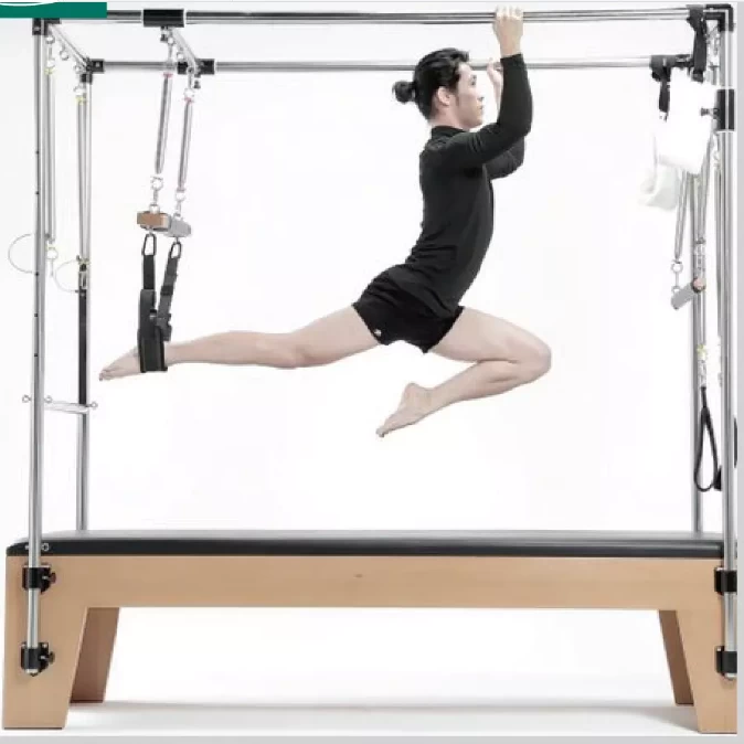équipement de gymnastique Yoga en bois Trapèze du reformeur Pilates Cadillac
