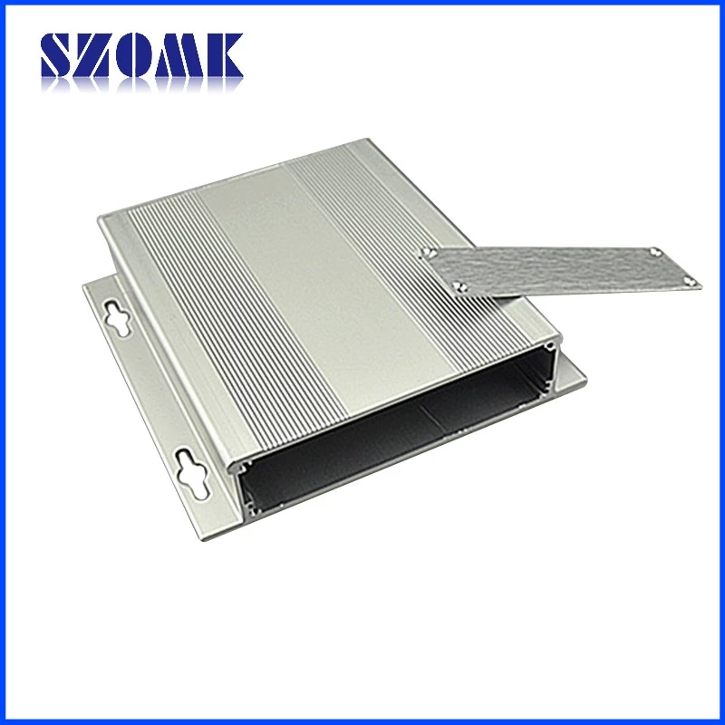Caja de disipador de calor de aluminio de caja extruida cajas hechas a  medida AK-C-A28: 28x132xRandom