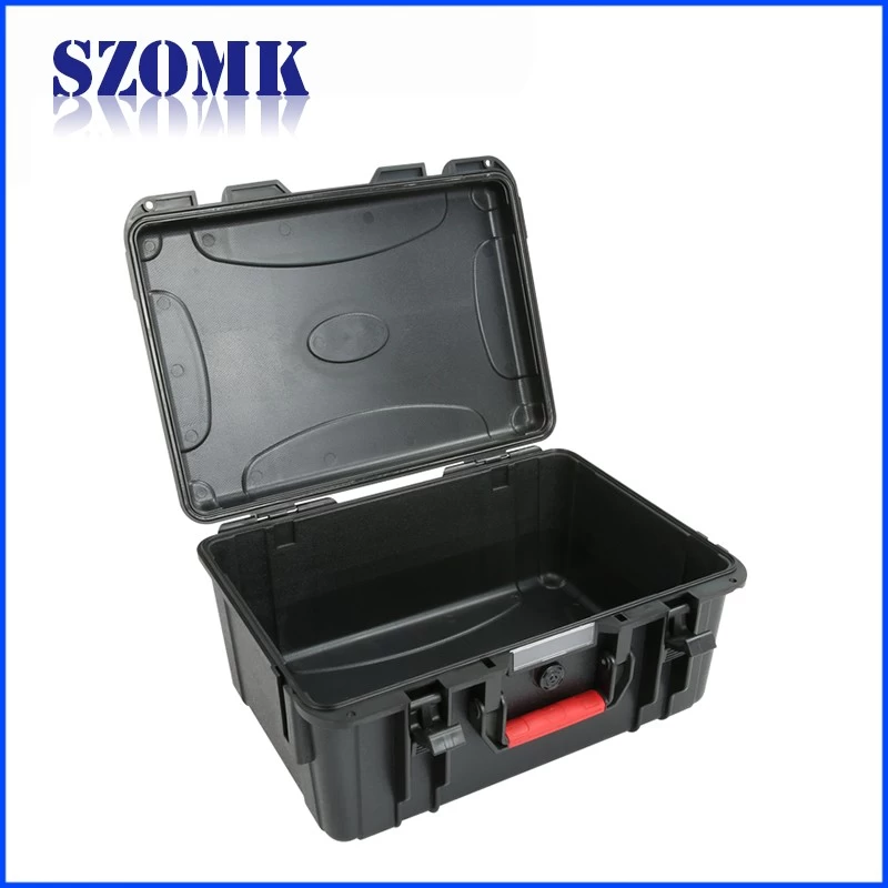 SZOMK valigetta porta attrezzi rigida in plastica resistente agli agenti  atmosferici pp e abs custodia degli attrezzi resistente alle intemperie con  spugna all'interno AK-18-04 355x272x166mm