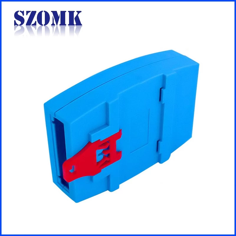 100*70*25mm szomk blue plastic din rail box AK-DR-12