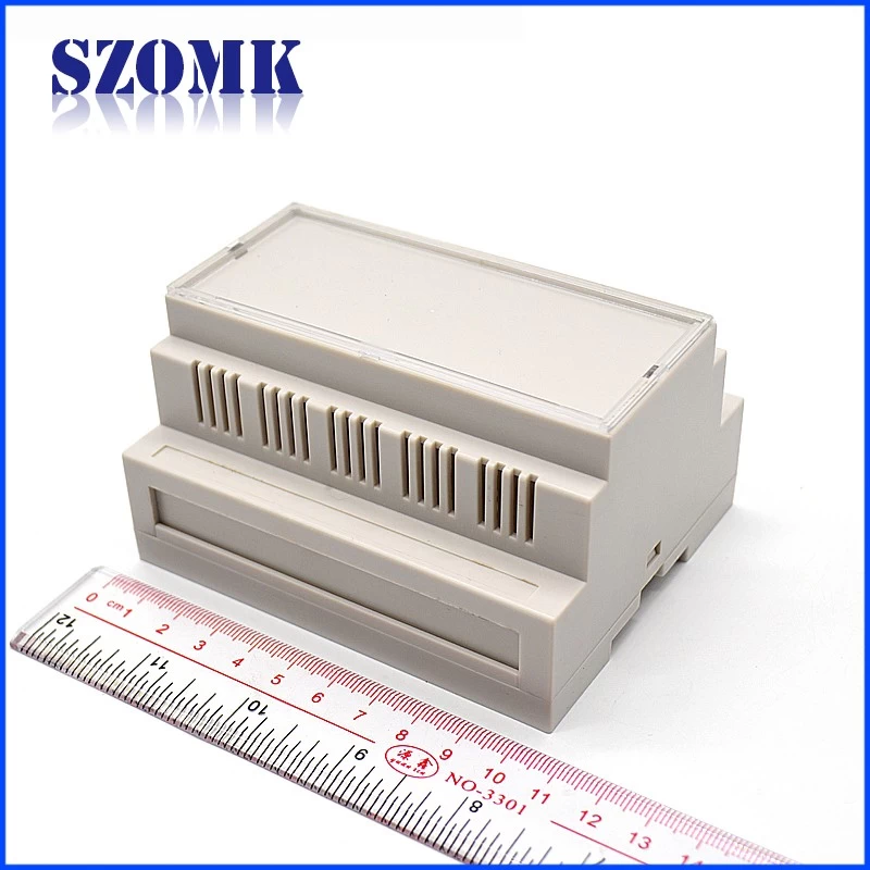 105*87*60mm SZOMK Plastic Box Electronic Device Housing Case LCD Din Rail Enclosure AK-DR-42