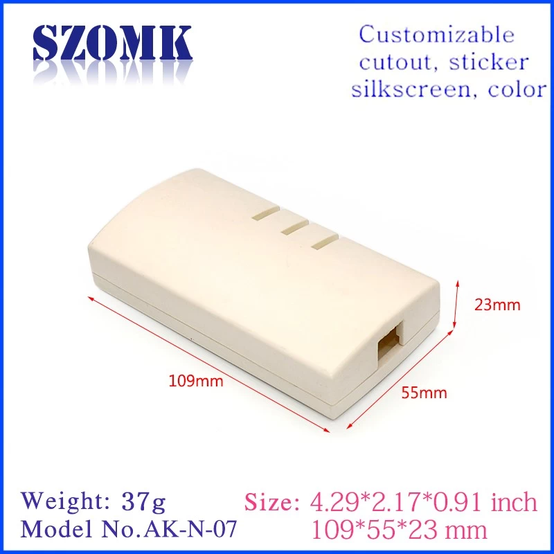 109x55x23mm Hot selling ABS Plastic Control Enclosure from SZOMK/AK-N-07