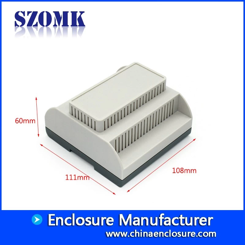 111*108*60mm SZOMK Plastic Enclosure Din Rail Enclosure Electrical ABS PLC Control Switch Box /AK80011