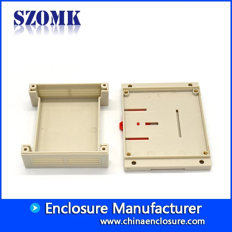 Plastic Din rail enclosures for electronic project with 115*90*40mm AK-P-01
