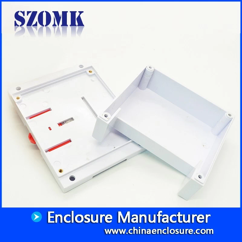115x90x40mm Hot selling ABS Plastic Din Rail Enclosure from SZOMK/AK-P-02