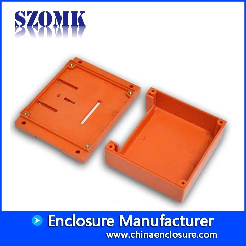 115x90x40mm Orange ABS Plastic Din Rail Enclosure from SZOMK/AK-P-03b