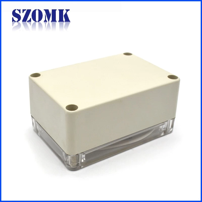 138*68*50mm Waterproof Plastic SZOMK Transparent Clear Cover Electronics Controller Box /AK-B-FT4