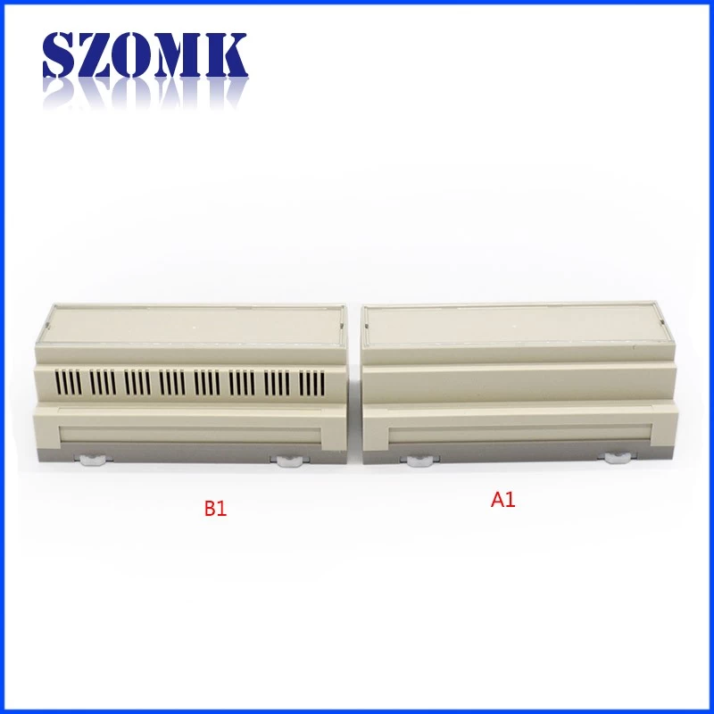 157 * 86 * 60MM Plastic Housing Electronic Railway Equipment PLC Industrial Control Housing Box/AK80005