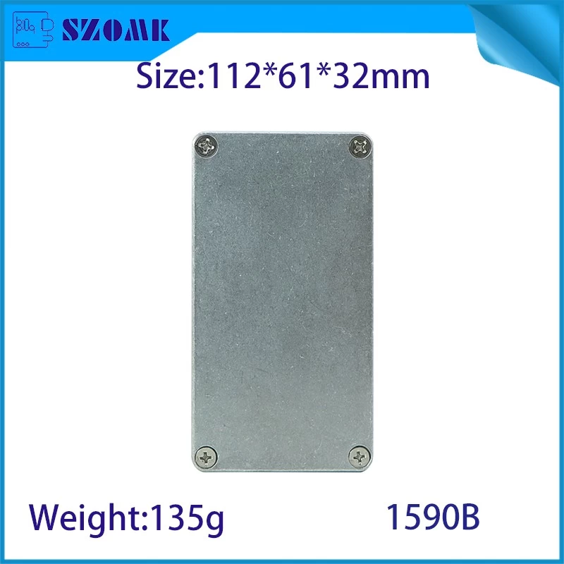 1590B 112*61*32mm Aluminum Metal Stomp Box Case Enclosure Guitar Effect Pedal