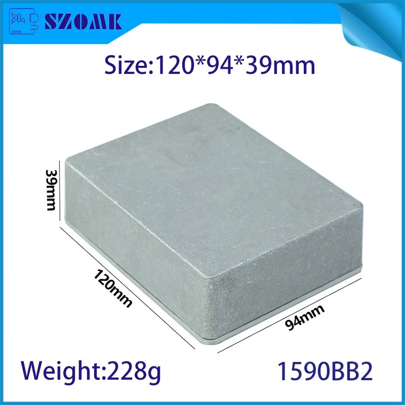 1590BB2 120 * 94 * 39mm Aluminium Metaal Stomp Box Case Behuizing Gitaar Effect Pedaal