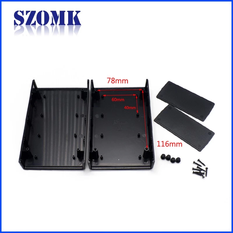 164*100*51mm SZOMK Plastic Desktop Switch Box Outdoor Equipment Enclosure Plastic Electrical Junction Housing Enclosure Box/AK-D-03