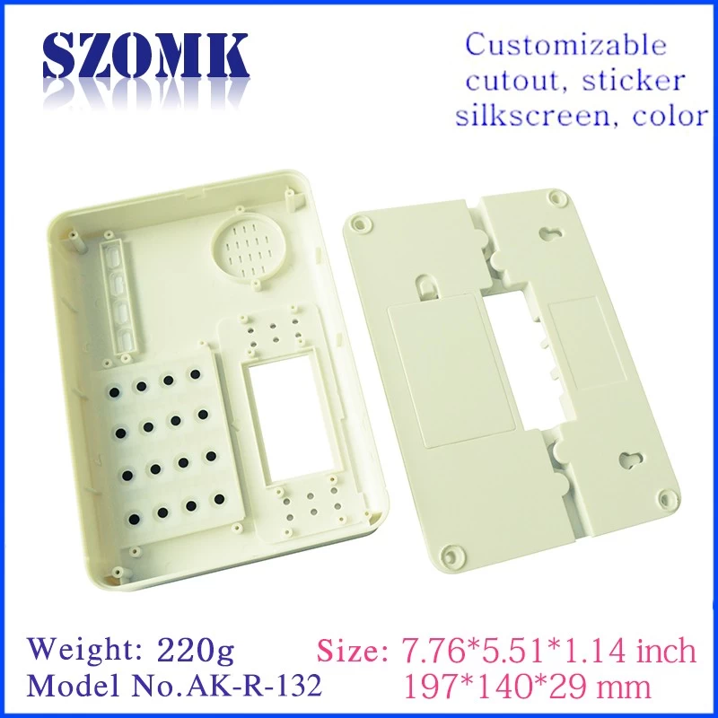197*140*29mm High quality plastic RFID enclosure for electronics plastic case keypad access electrical cabinet/AK-R-132