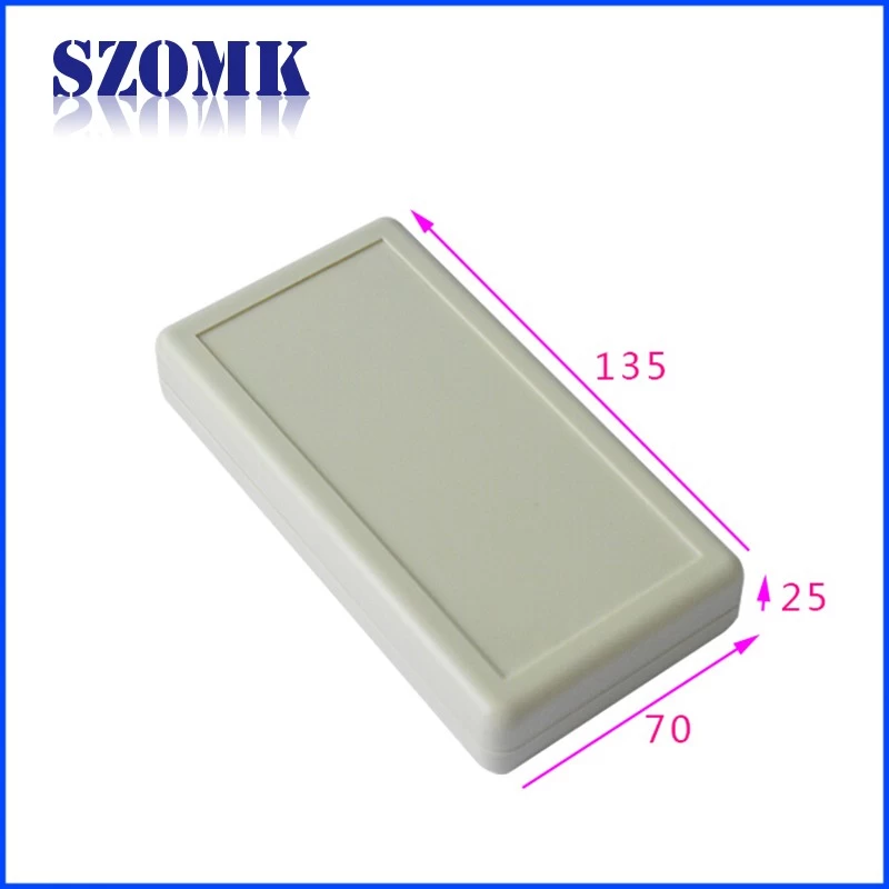 2 x AA battery hot selling electronic plastic enclosure plastic handheld electronic junction enclosure