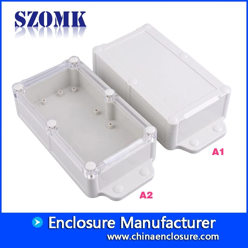 200*94*45mm SZOMK White Plastic Device Box Electric Case Outlet Enclosure Waterproof Electronics Cabinet Enclosure Box/AK10002-A2