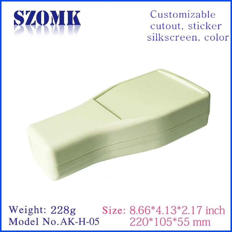 220*105*55mm Plastic ABS Handheld Enclosure Box For Electronic Devices/AK-H-05