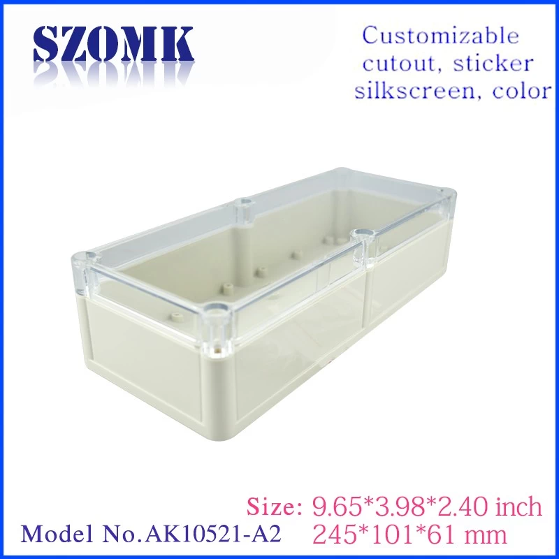 245*101*61mm IP68 Waterproof ABS Plastic Junction Housing Case Electronic Enclosure/AK10521-A2