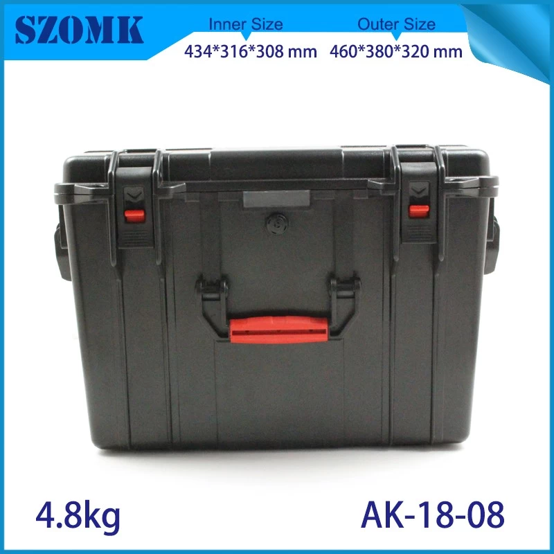 434x316x308mm Anti-pressure hard plastic toolbox for medical/ AK-18-08