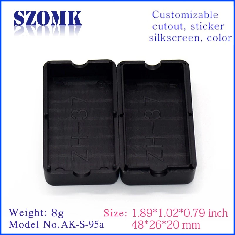48*26*20mm Plastic ABS Standard Enclosures Junction Box  For Electronic Components/AK-S-95a