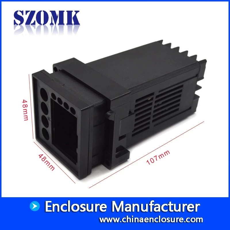 48*48*107mm SZOMK Din Rail Plastic Enclosure Cabinet Instrument Case Box Black Plastic Electronics Device Junction Box/AK-DG-06