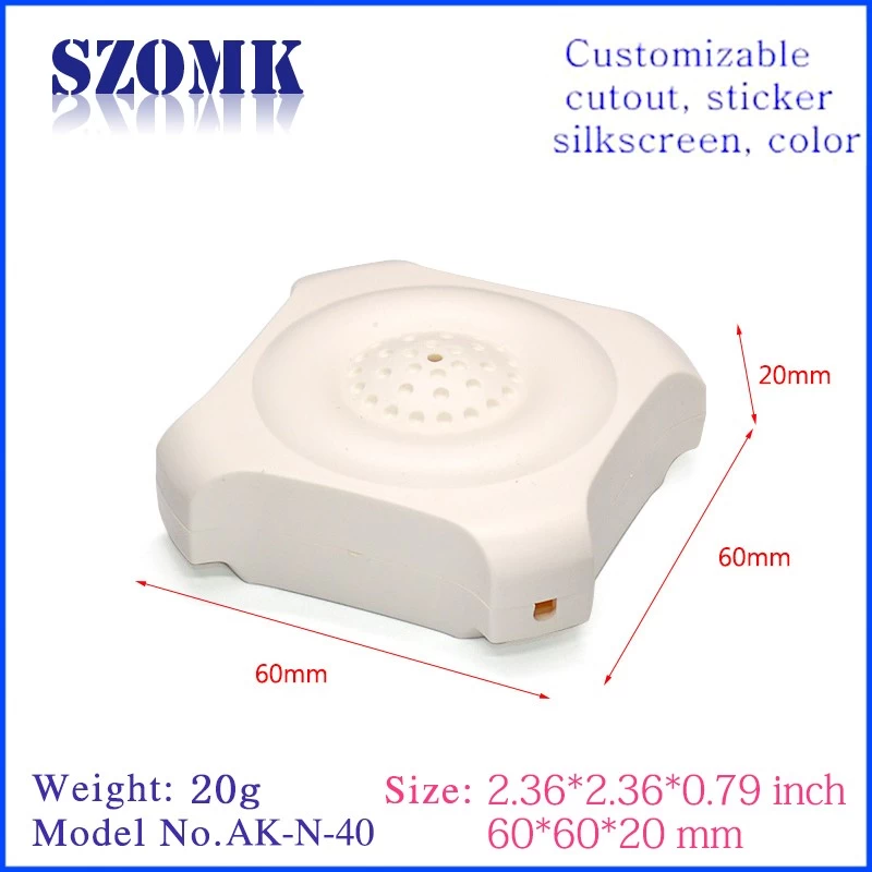 60x60x20mm Plastic ABS Junction enclosure from SZOMK/ AK-N-40