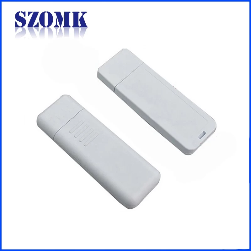 80*26*12 mm White color plastic small usb case housing for electronics /AK-U-01