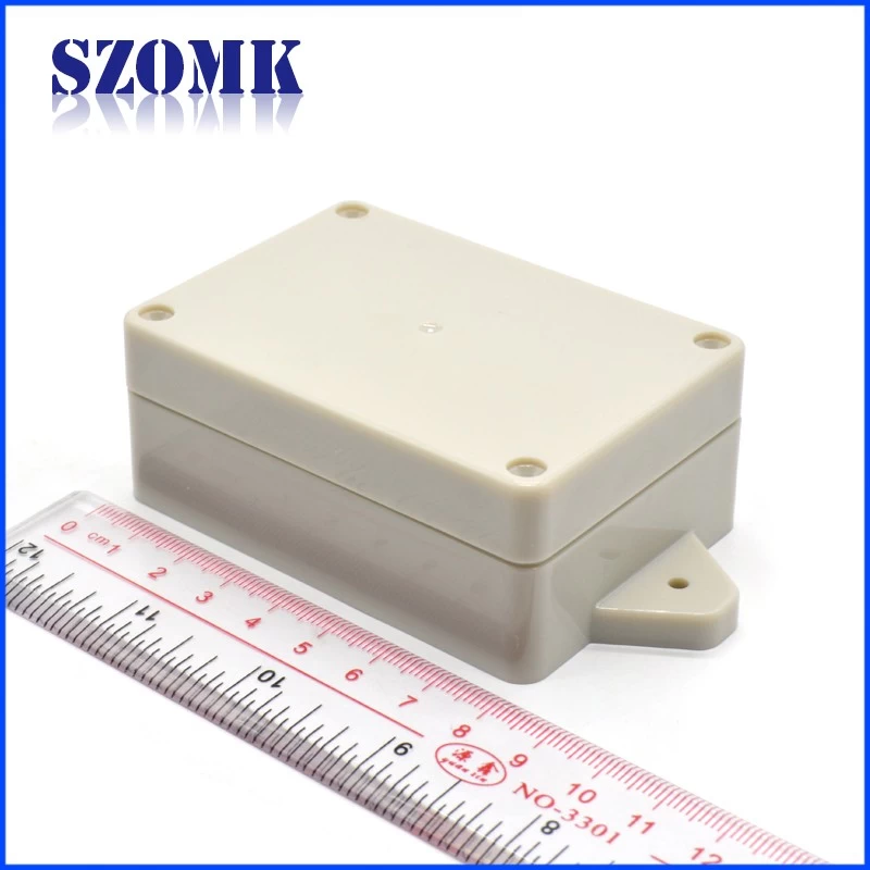 84 * 59 * 34MM ABS Material Waterproof PVC Housing with Solid Bottom Case for PCB Connector / AC-B-F21