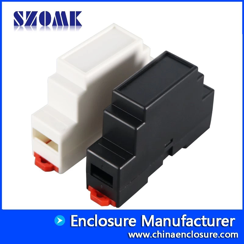 China 88*24*59mm China supplier small din rail abs enclosure ABS Control Box AK-DR-88B Hersteller