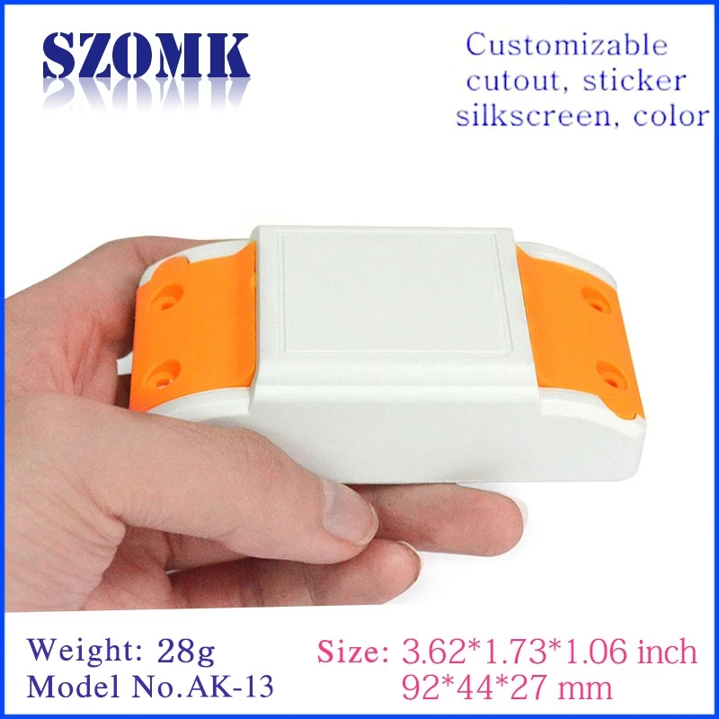 92x44x27mm High Quality ABS Plastic LED Enclosure from SZOMK/AK-13