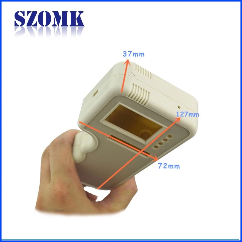 ABS Plastic Handheld Enclosures For Electronical Devices from szomk/AK-H-28//127*72*37mm