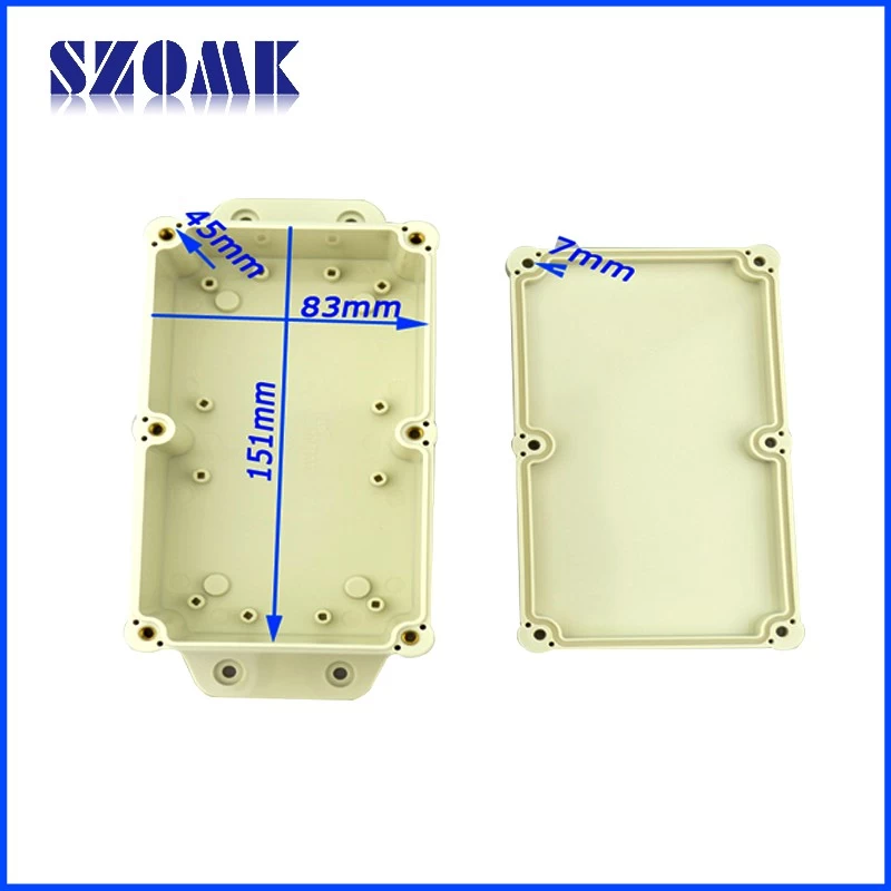 ABS Plastic waterproof box for PCB board/ AK10003-A1/ 200 * 94 * 60 mm
